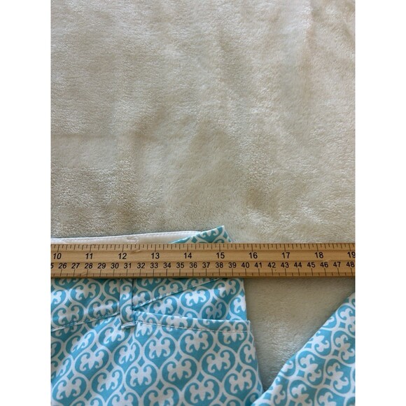 Talbots Womens Pants Sze 4 Aquamarine Perfect Crop Twill Stretchy Preppy Coastal - Picture 12 of 13